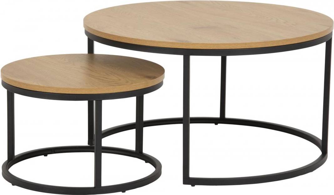 Nordform Spiro Couchtisch 80cm 2Stk.