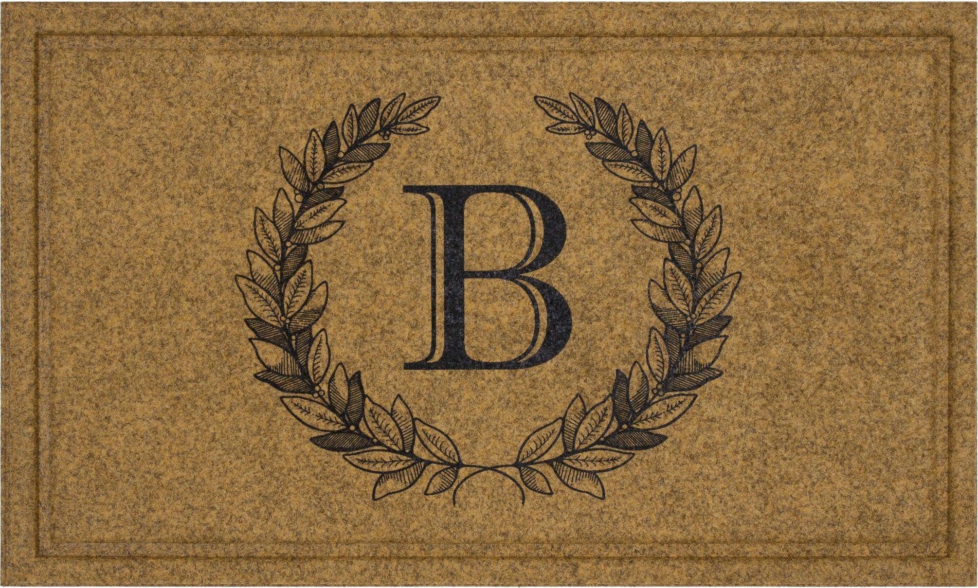 Mohawk Home Monogram Initial Monogram Natural