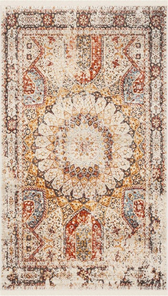 Safavieh Vintage Persian VTP412R Cream Beige, White