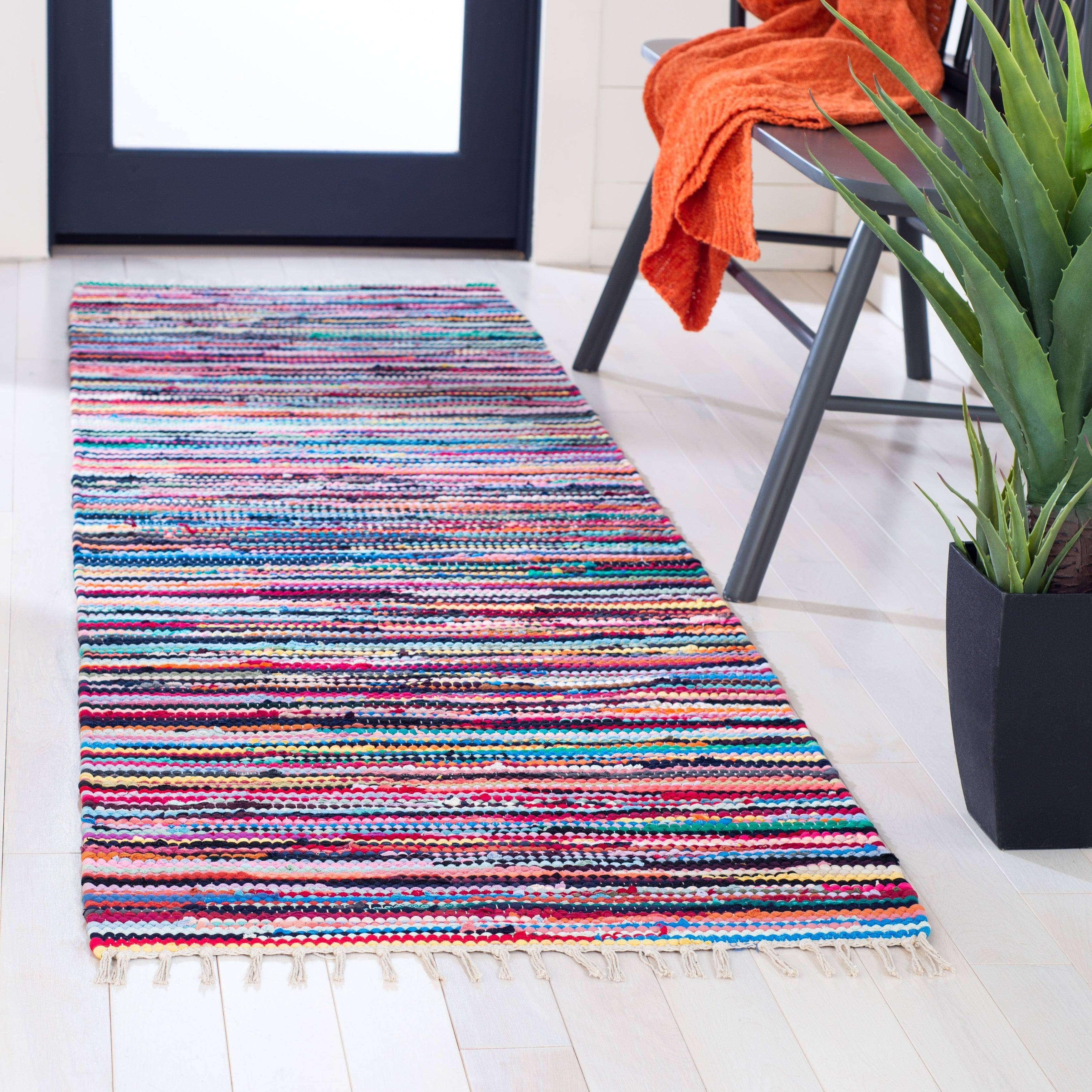 Safavieh Handmade Rag Rug Multicolor