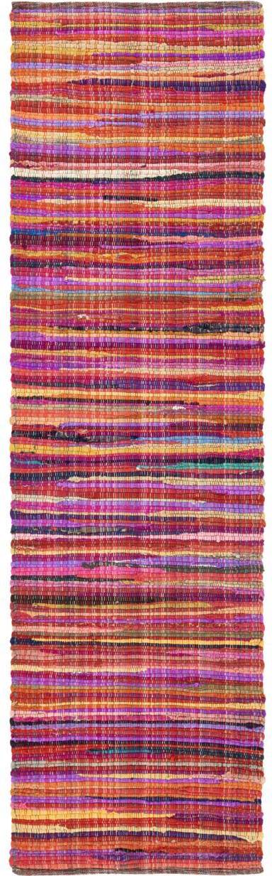 Safavieh Rag Rug Collection Multicolor, Red 27x"