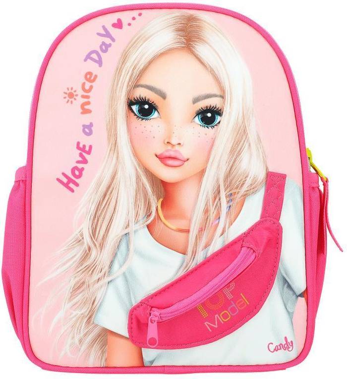 Top Model TOPModel small backpack with Applicated crossback HAPPY APPLICATION 0412269