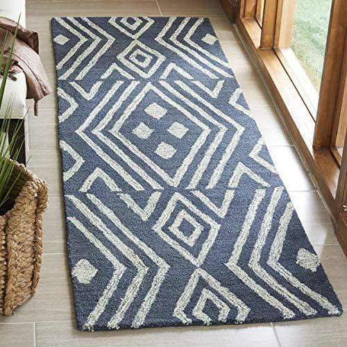 Safavieh Micro-Loop Collection Blue, Natural, Multicolor