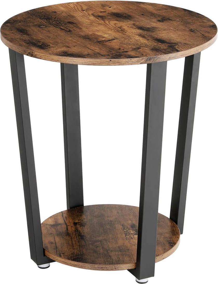 Vasagle Rustic Round Side Small Table