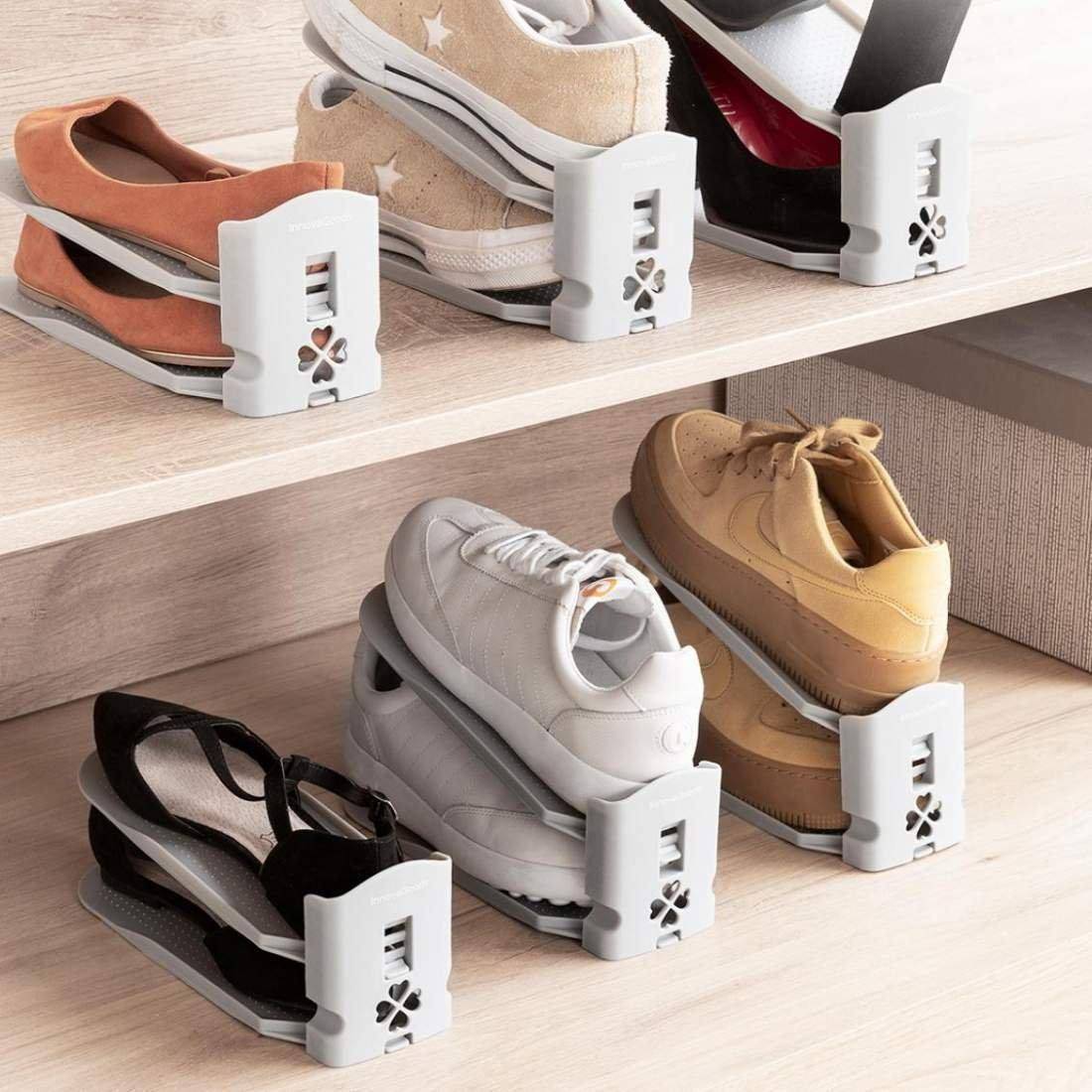 InnovaGoods Adjustable Organizer 6 Units Shoe Rack