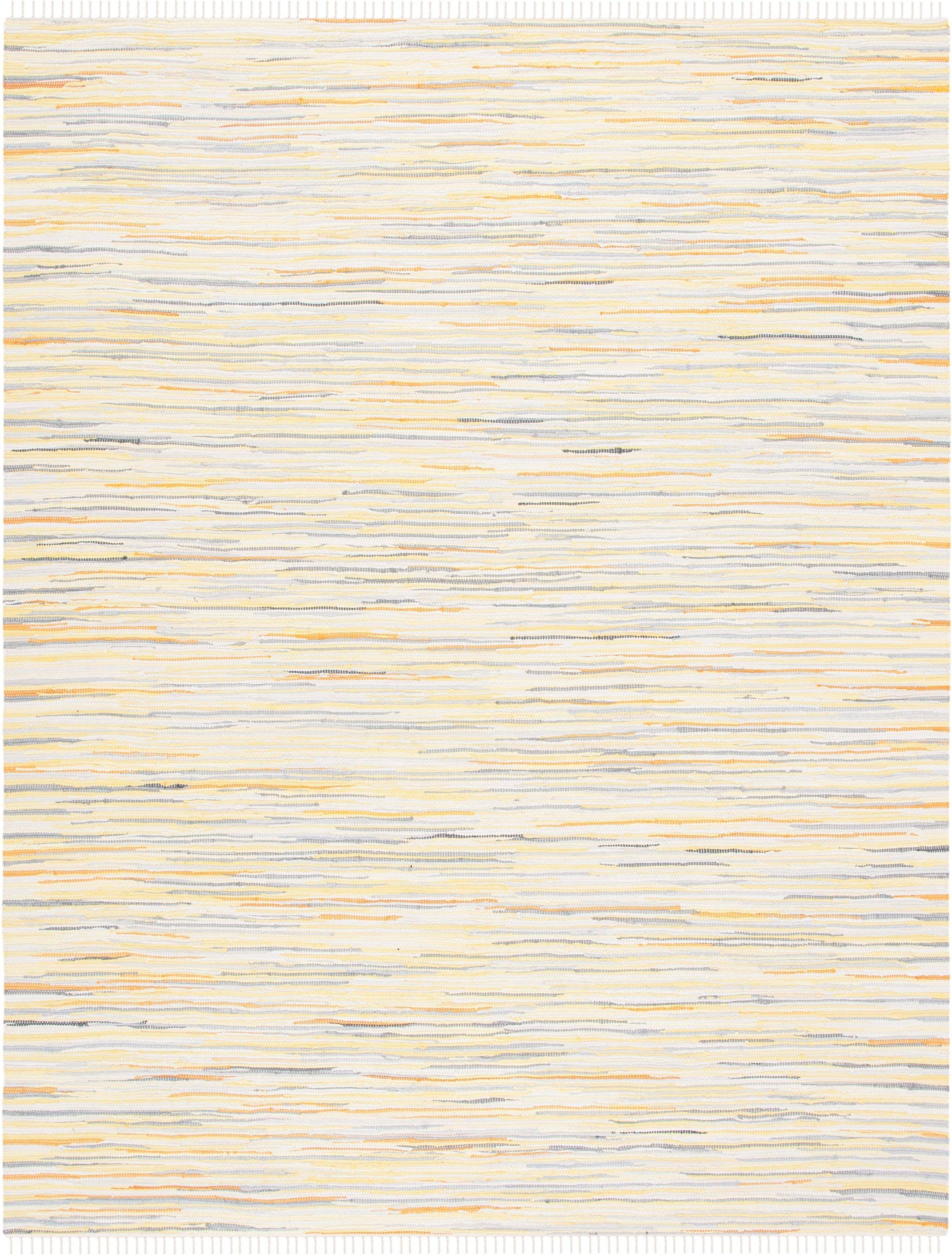 Safavieh Handmade Rag Rug Multicolor, Gold 96x120"