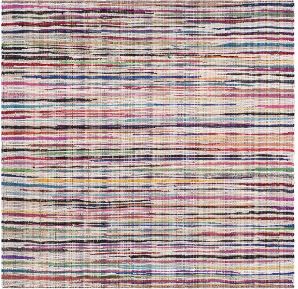 Safavieh Handmade Rag Rug White, Multicolor