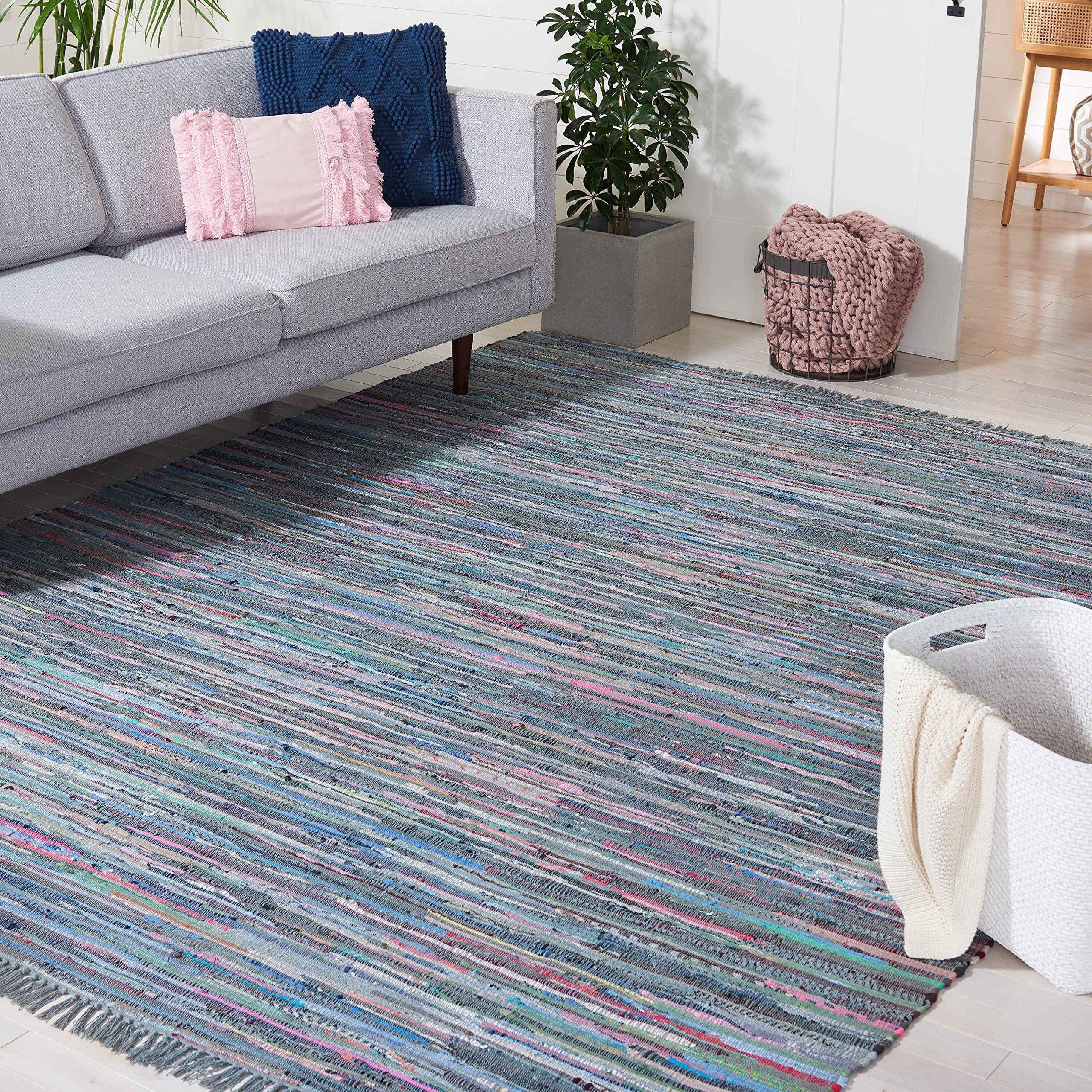 Safavieh Rag Rug Collection Multicolor 108x144"