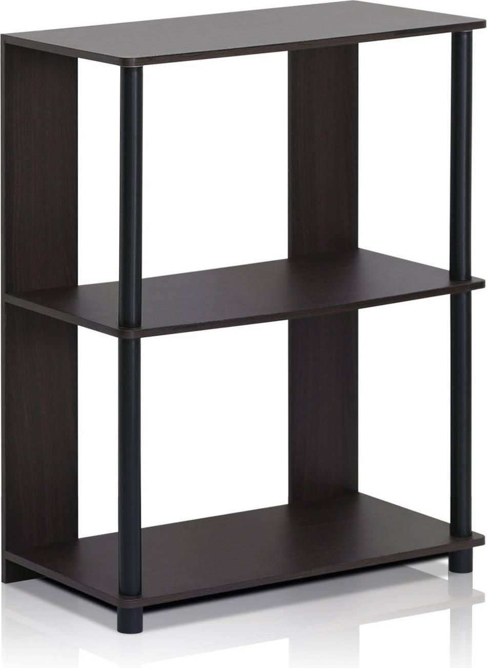 Garage wall shelving Furinno Simple Design 3-Tier Bookcase Display Rack Book Shelf
