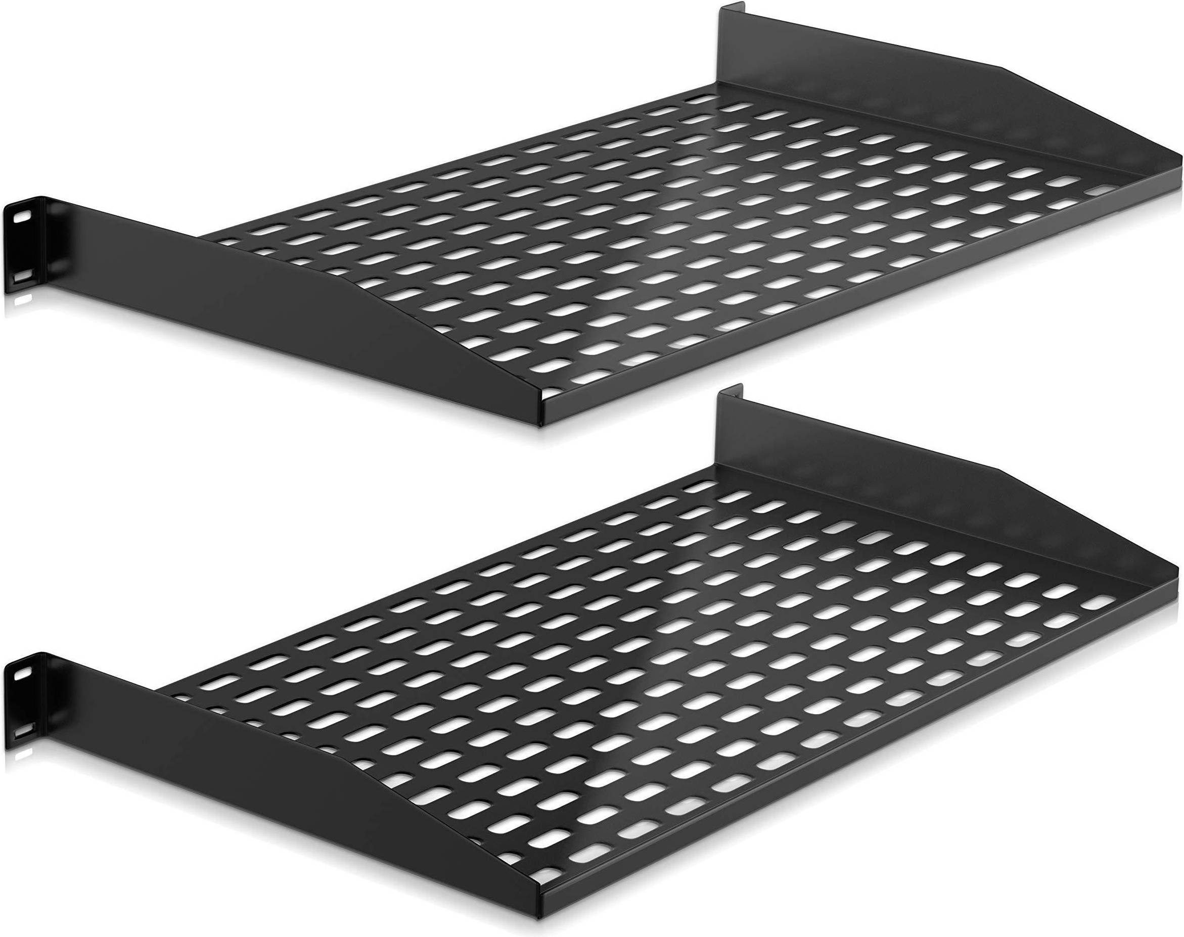 Server rack case Sound Around Pyle 2-Pc 1U Server Rack Shelf