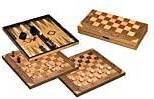 Chess set Philos Schack-Backgammon Set Rutor 43 mm Chess