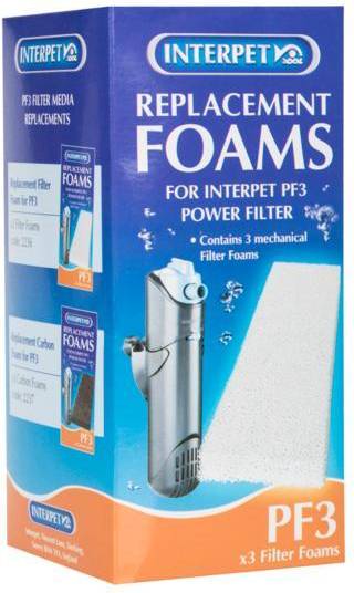 Interpet pf3 replacement filter plain fish