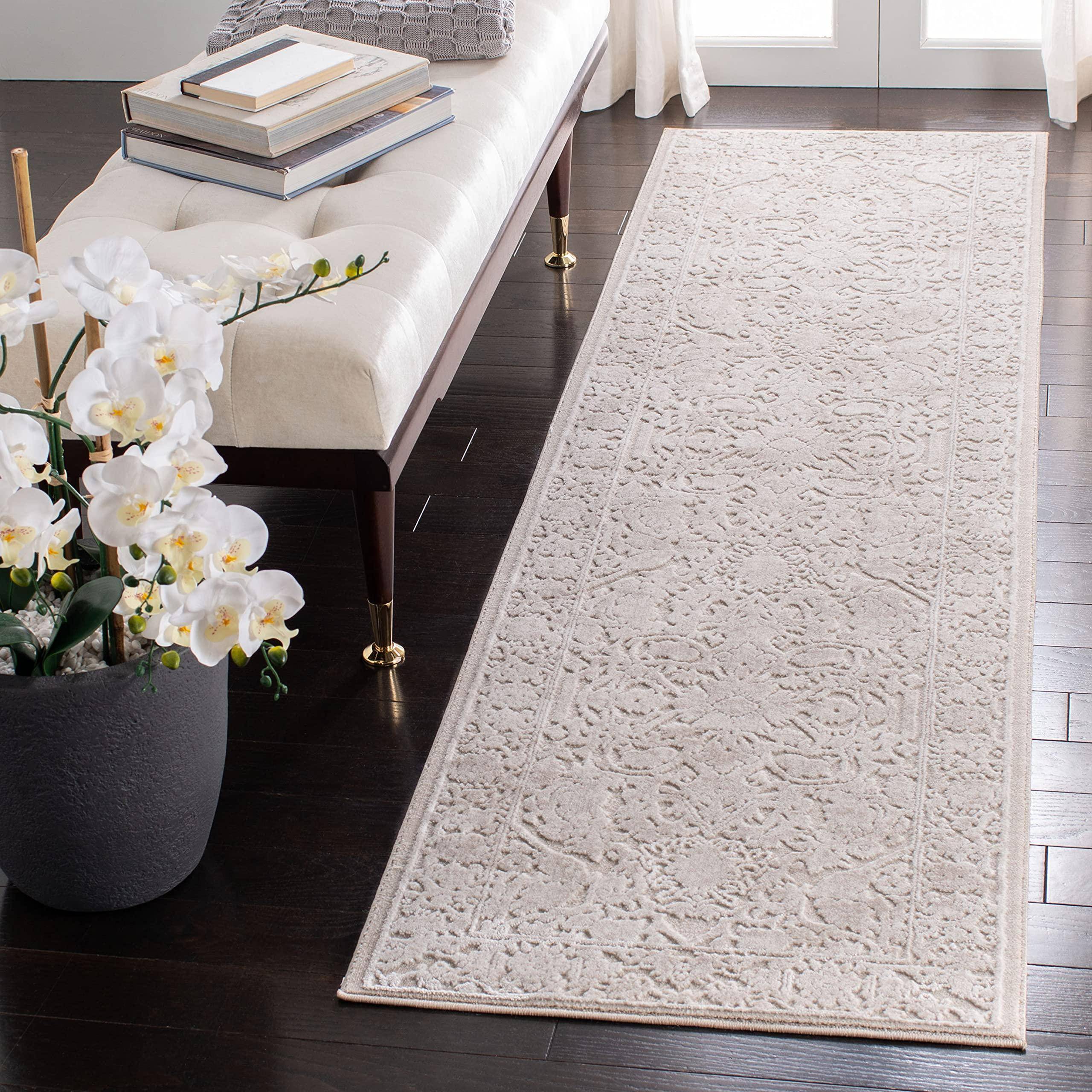 Safavieh Reflection Collection RFT665D White, Beige
