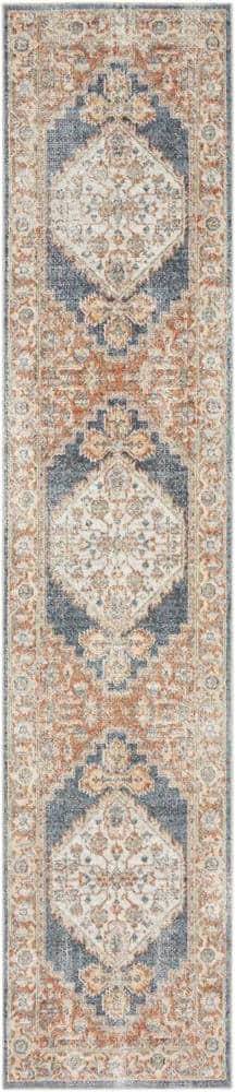 Nourison Astra Machine Multicolor, Blue