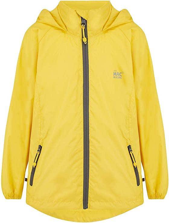 Kid's Origin Mini Packable Waterproof Jacket - Yellow