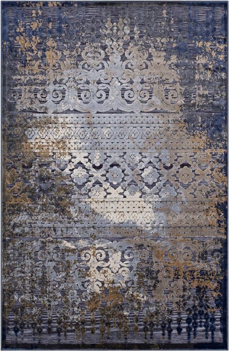 modway Kalene Collection R-1098A-58 Distressed Vintage Red, Blue, White