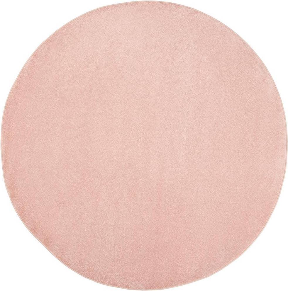 Nourison Essentials Solid Contemporary Pink
