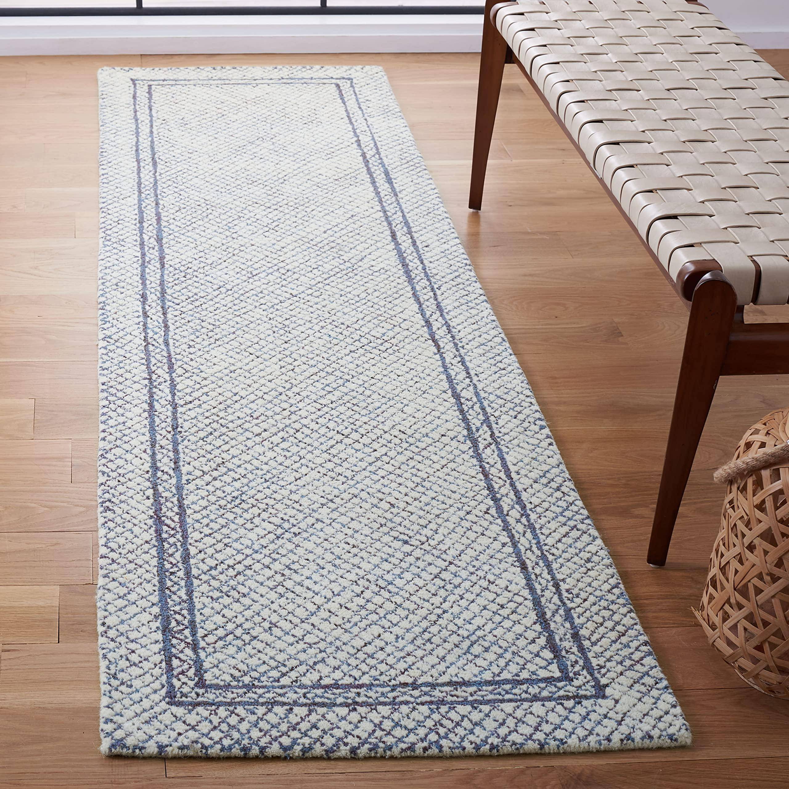 Safavieh Abstract Collection White, Blue