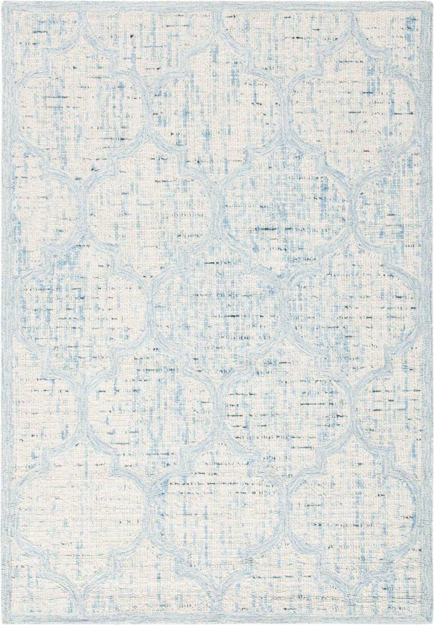 Safavieh Abstract Collection White, Turquoise