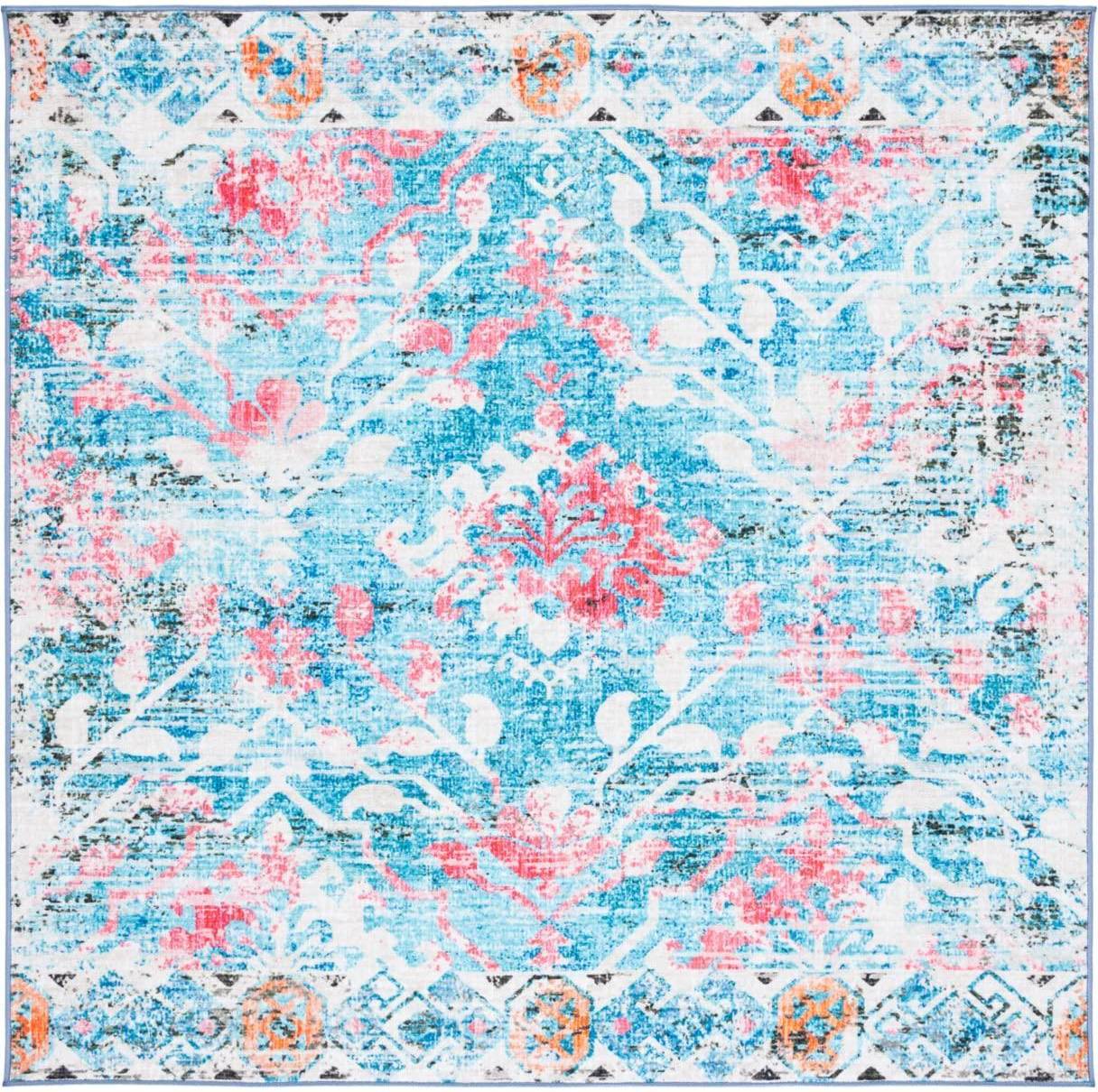 Safavieh Riviera Collection Blue, Multicolor, Pink