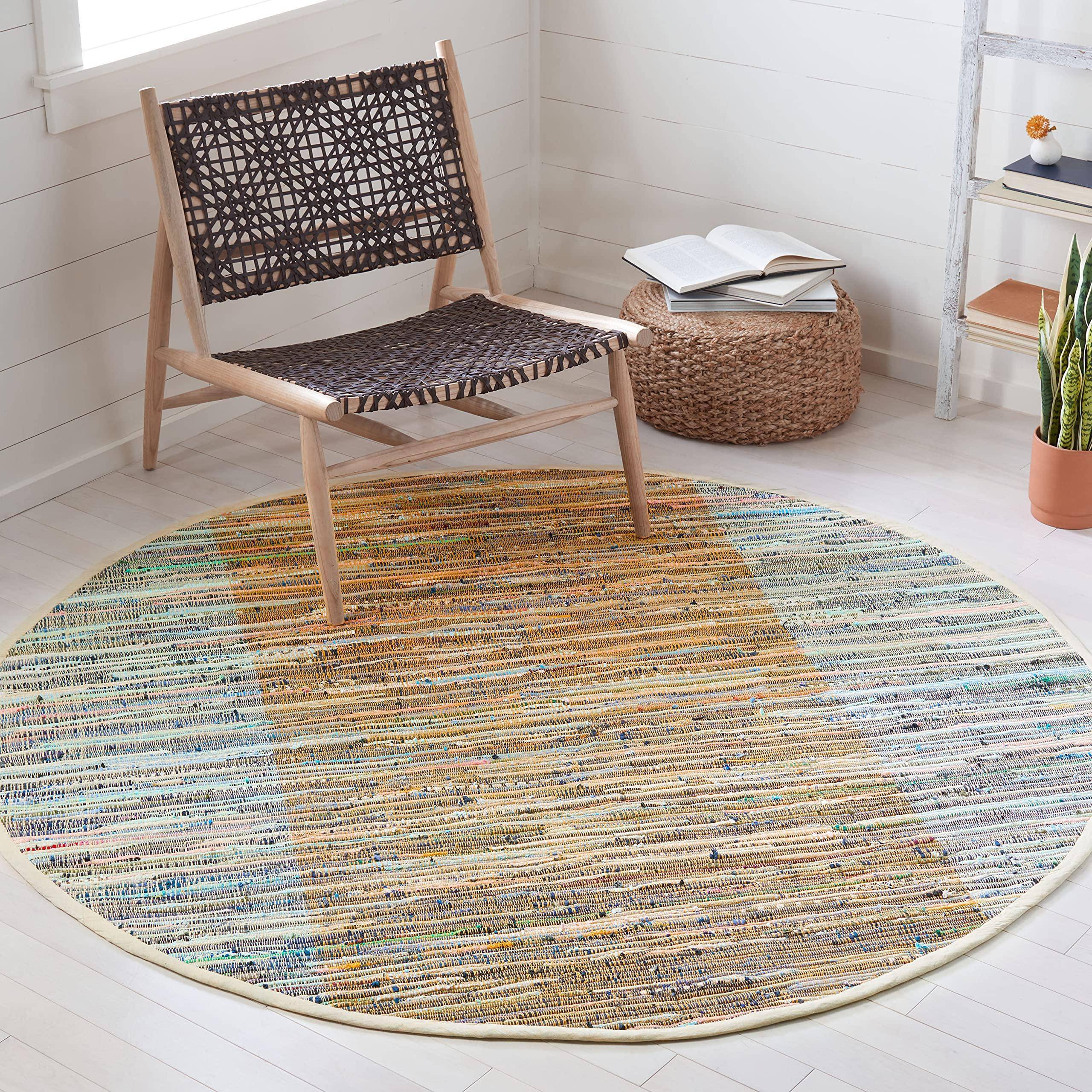 Safavieh Hand-Woven Rag Rug Gold