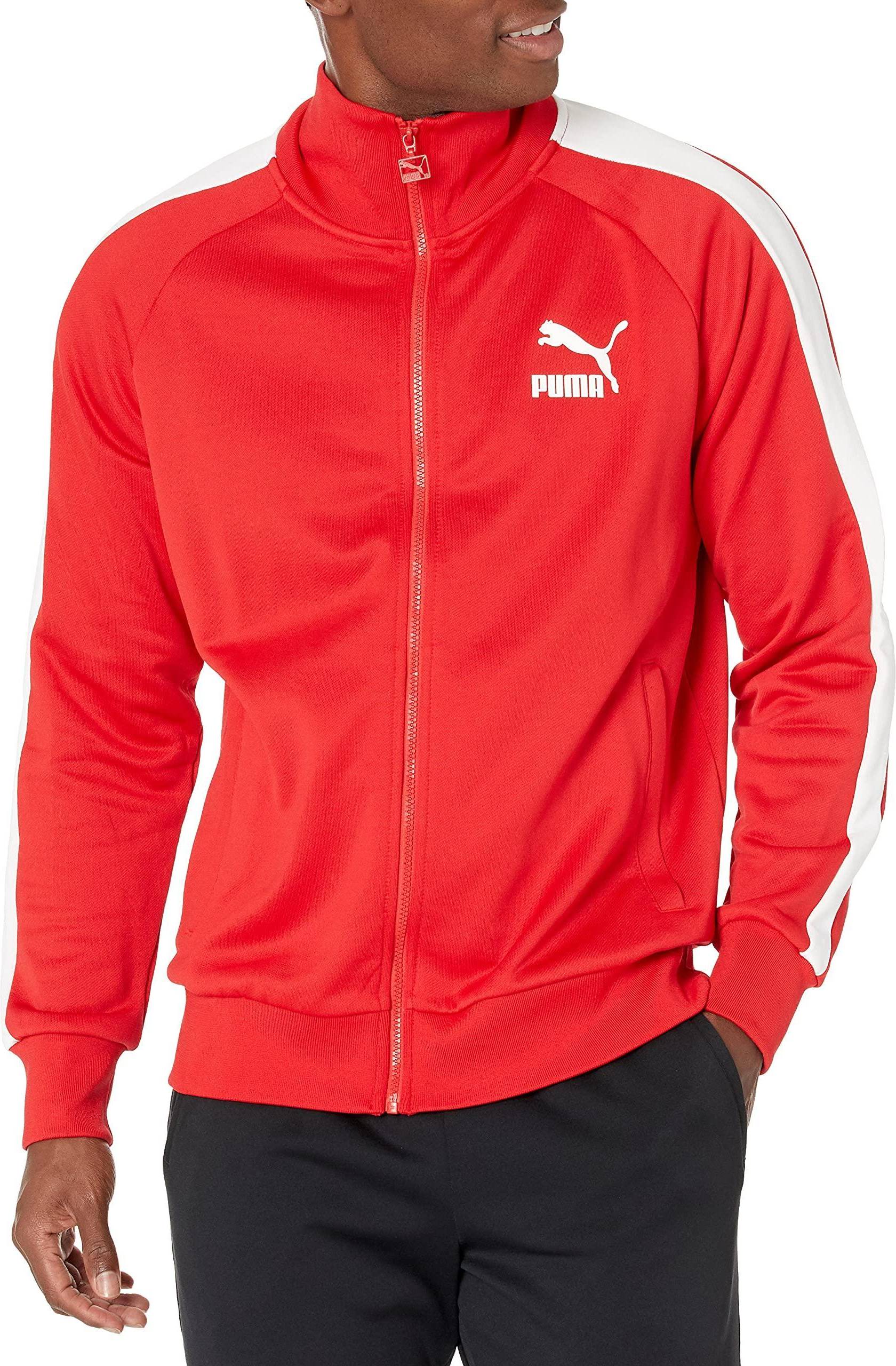 Puma Iconic T7 Men's Track Jacket - High Risk Red