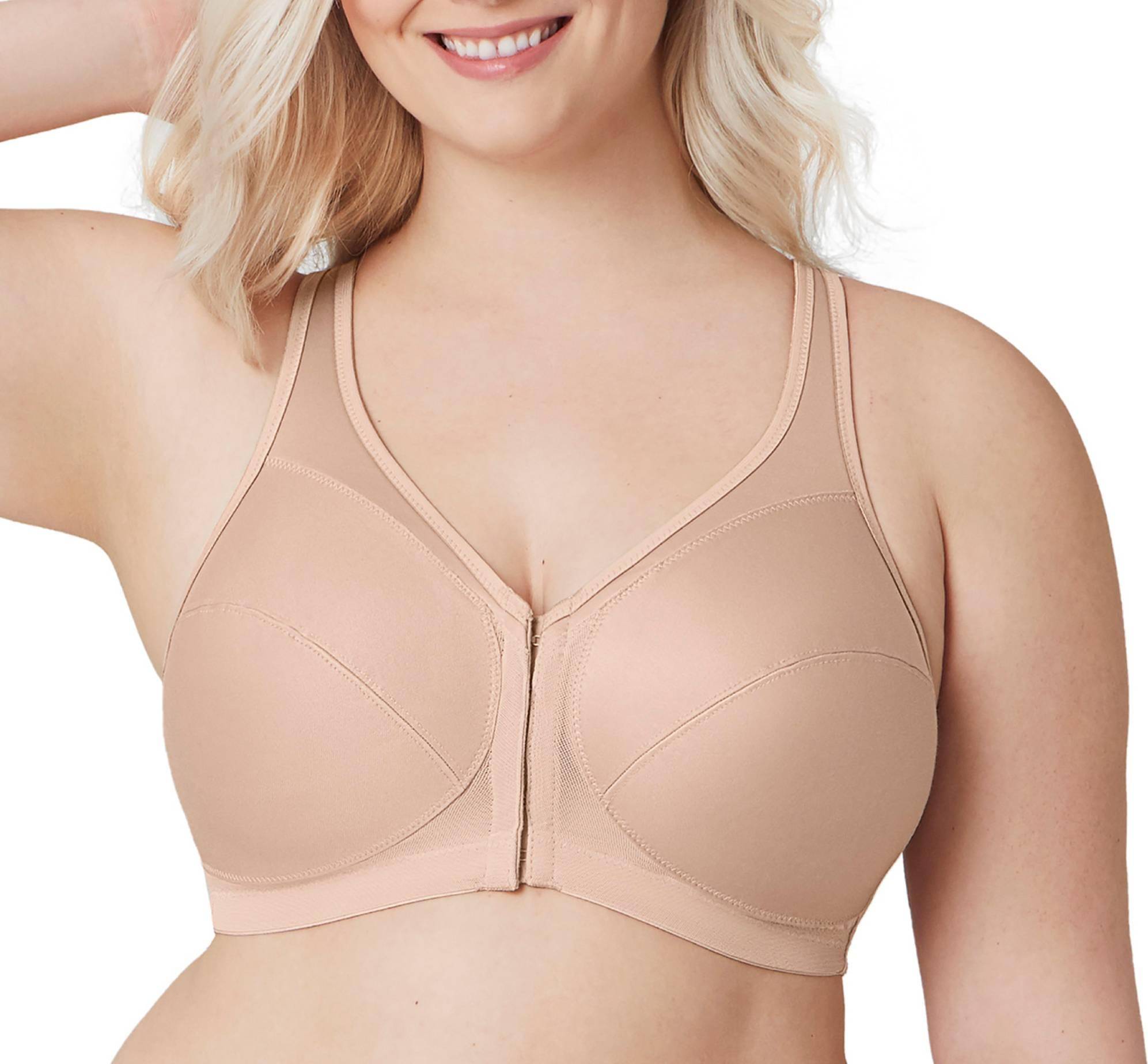 MagicLift Front-Closure Posture Back Bra - Cafe