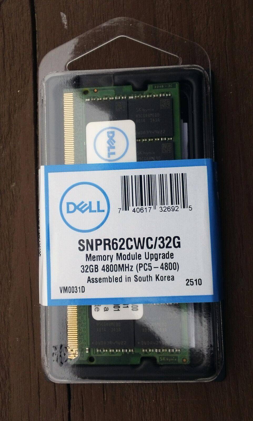 Dell 32GB DDR5 SDRAM Memory Module