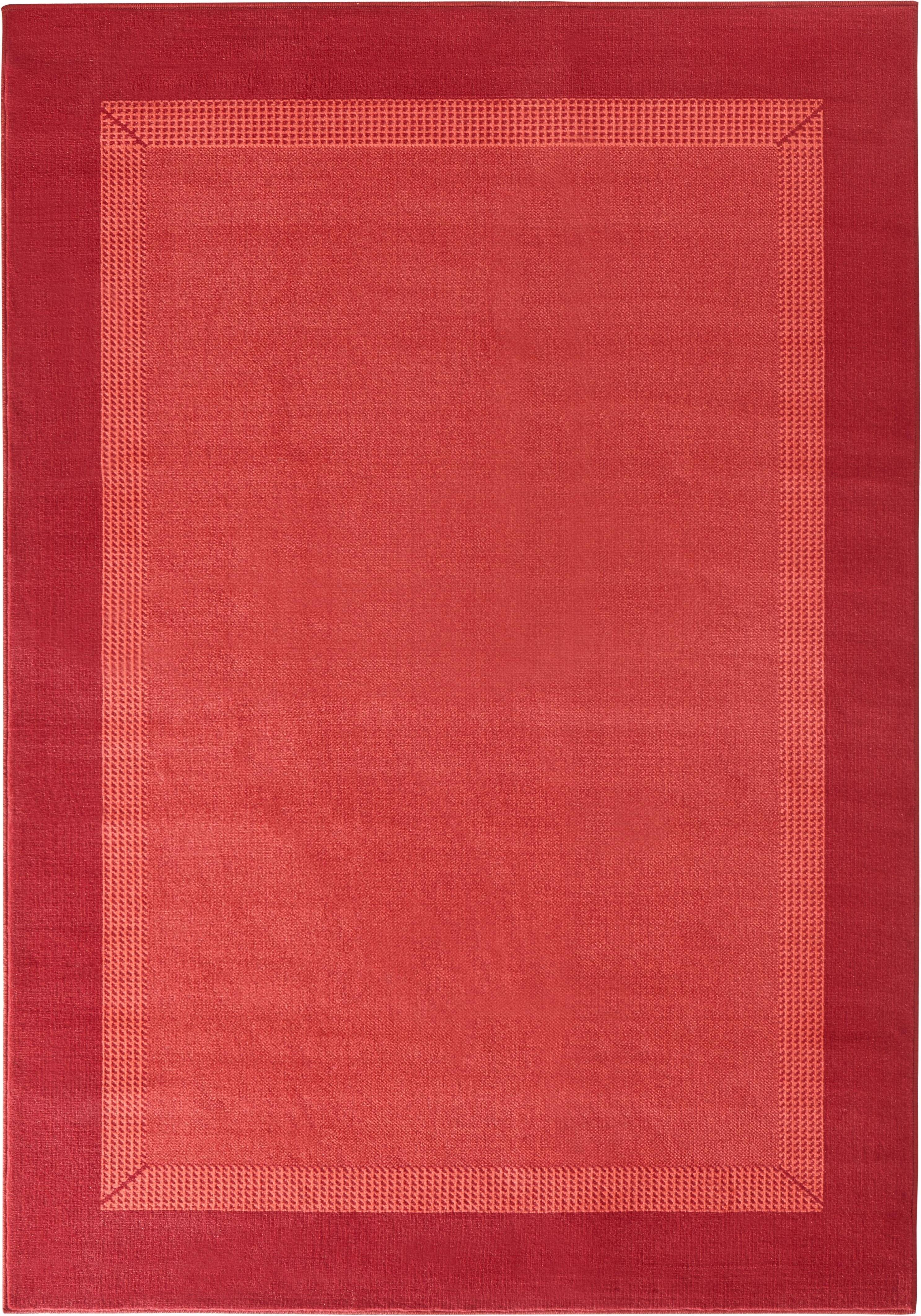 Hanse Home Basic Red Rug Rectangular 160 x 230 cm Red