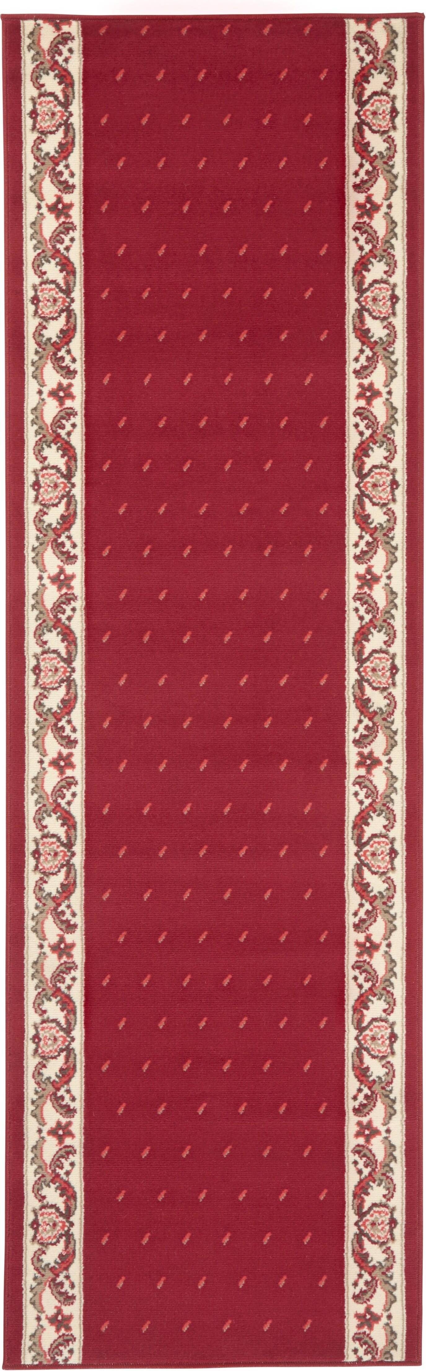 Hanse Home Basic Red Rug Runner 80 x 300 cm Red