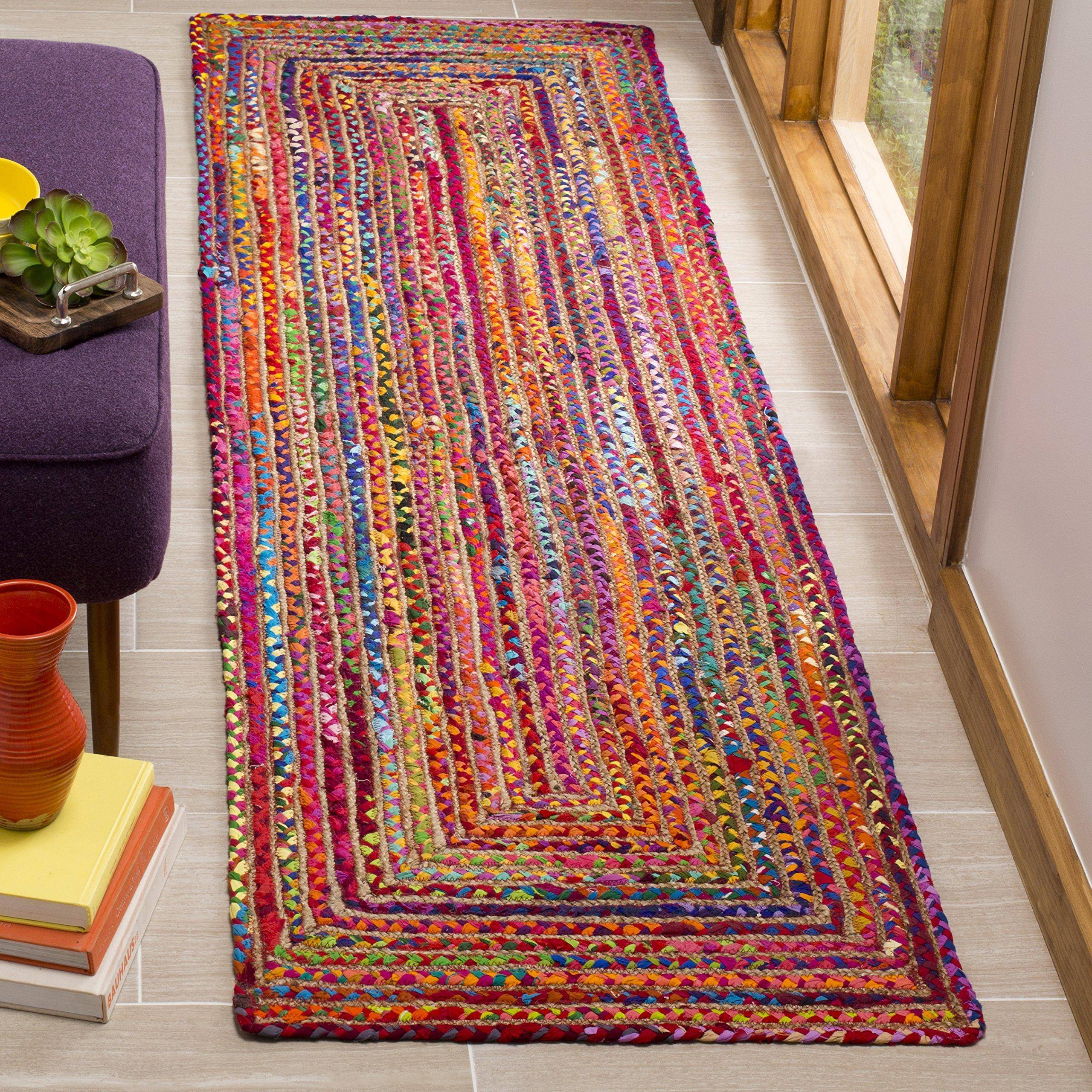 Safavieh Cape Cod Collection Natural, Multicolor, Red