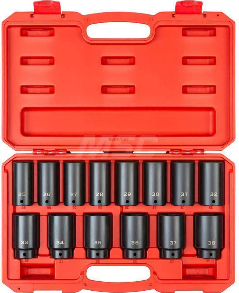 Drive Deep 6-Point Impact Socket Set