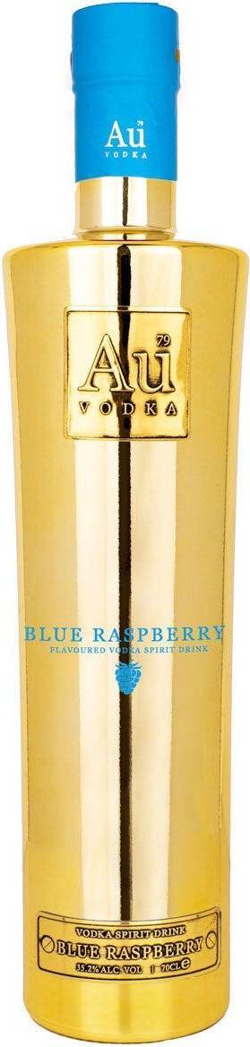 Vodka AU Vodka Blue Raspberry Vodka 35.2% 70 cl