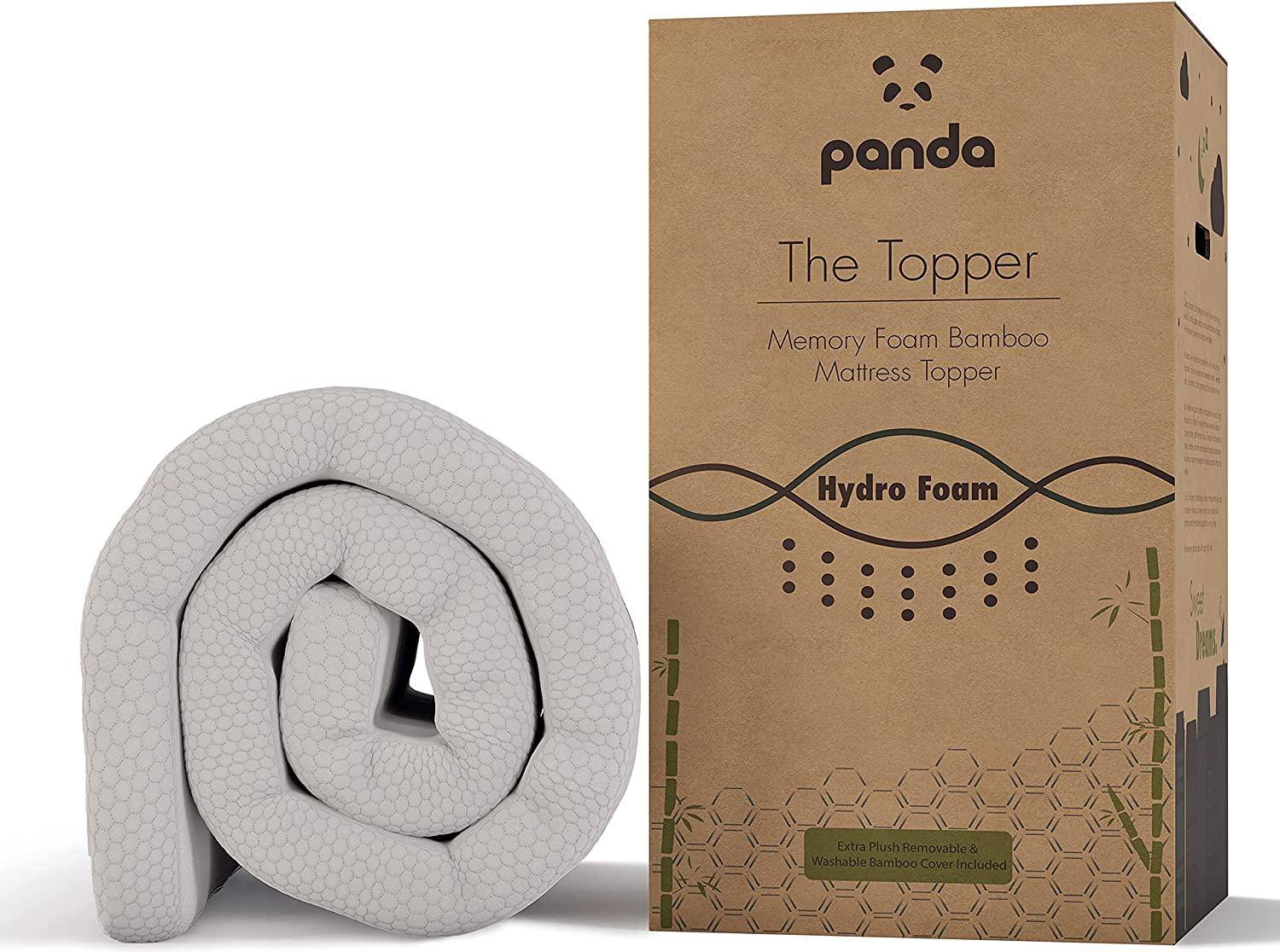 Memory foam mattress topper double Panda Memory Bamboo Topper EU Double Polyether Matress