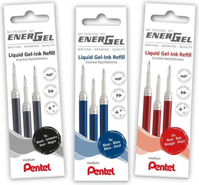 Energel 3-pack 0.7 Rood
