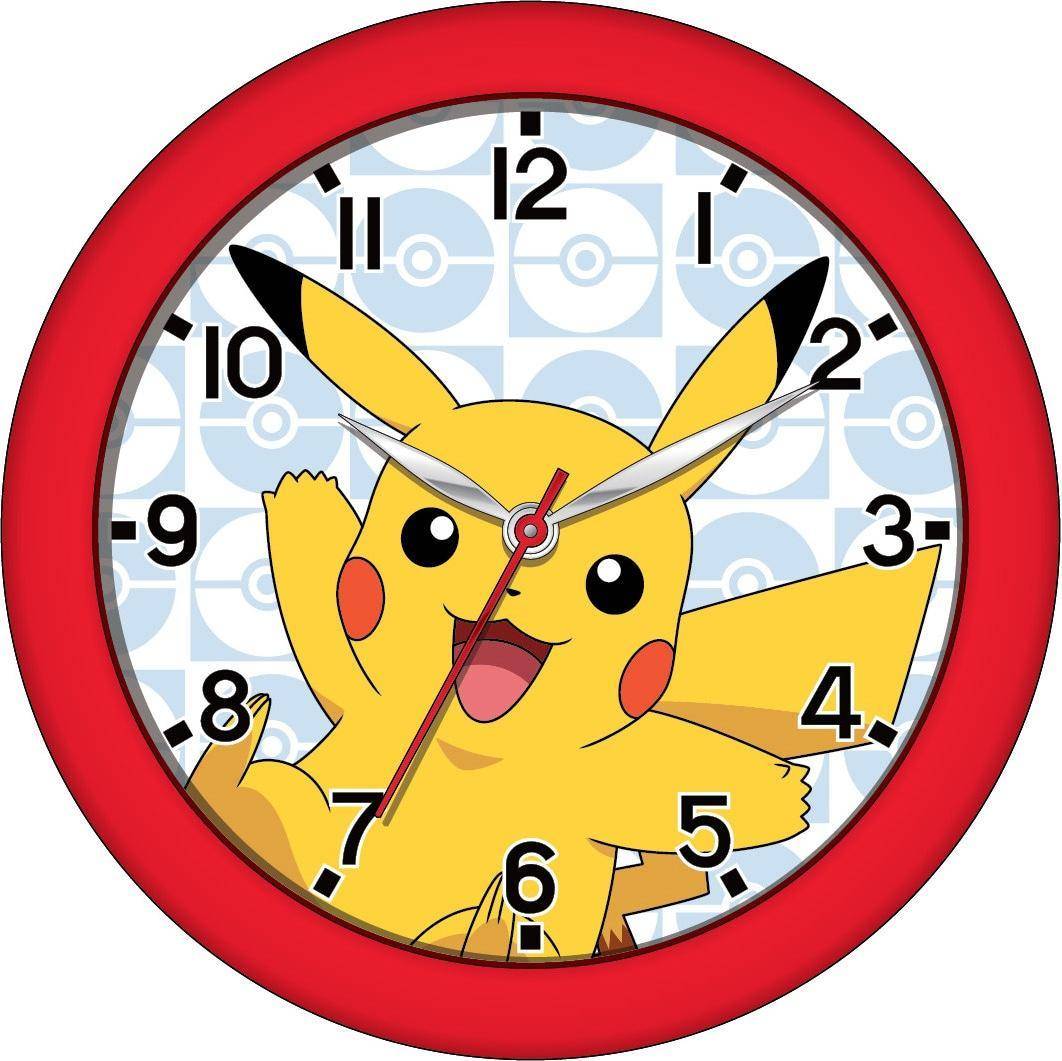 Pokémon Pikachu 9.5 Inch Battery Operated Wall Clock