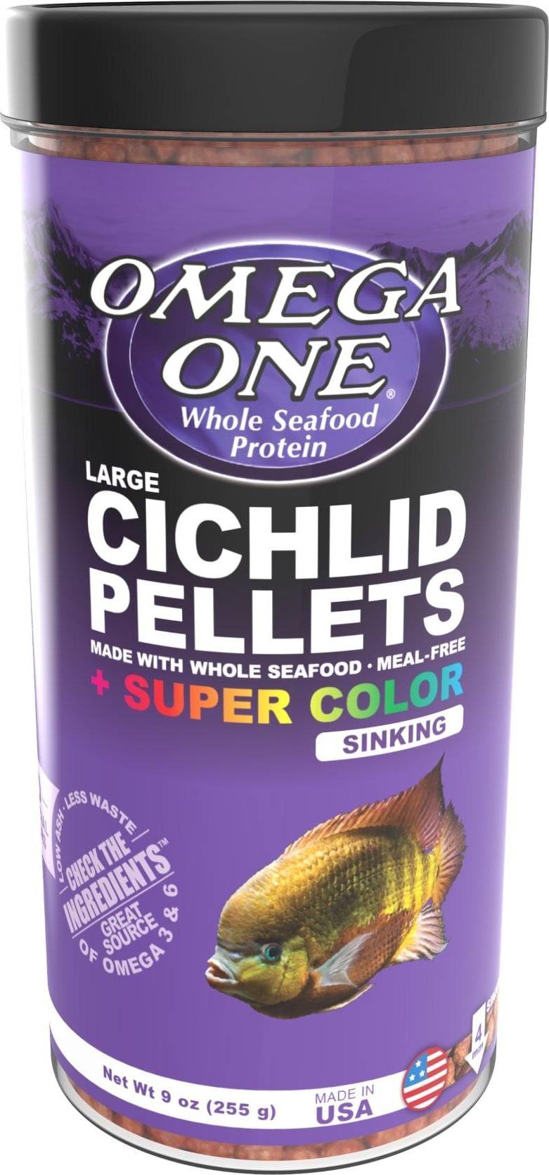 Omega One Super Color Cichlid Large Sinking Pellets