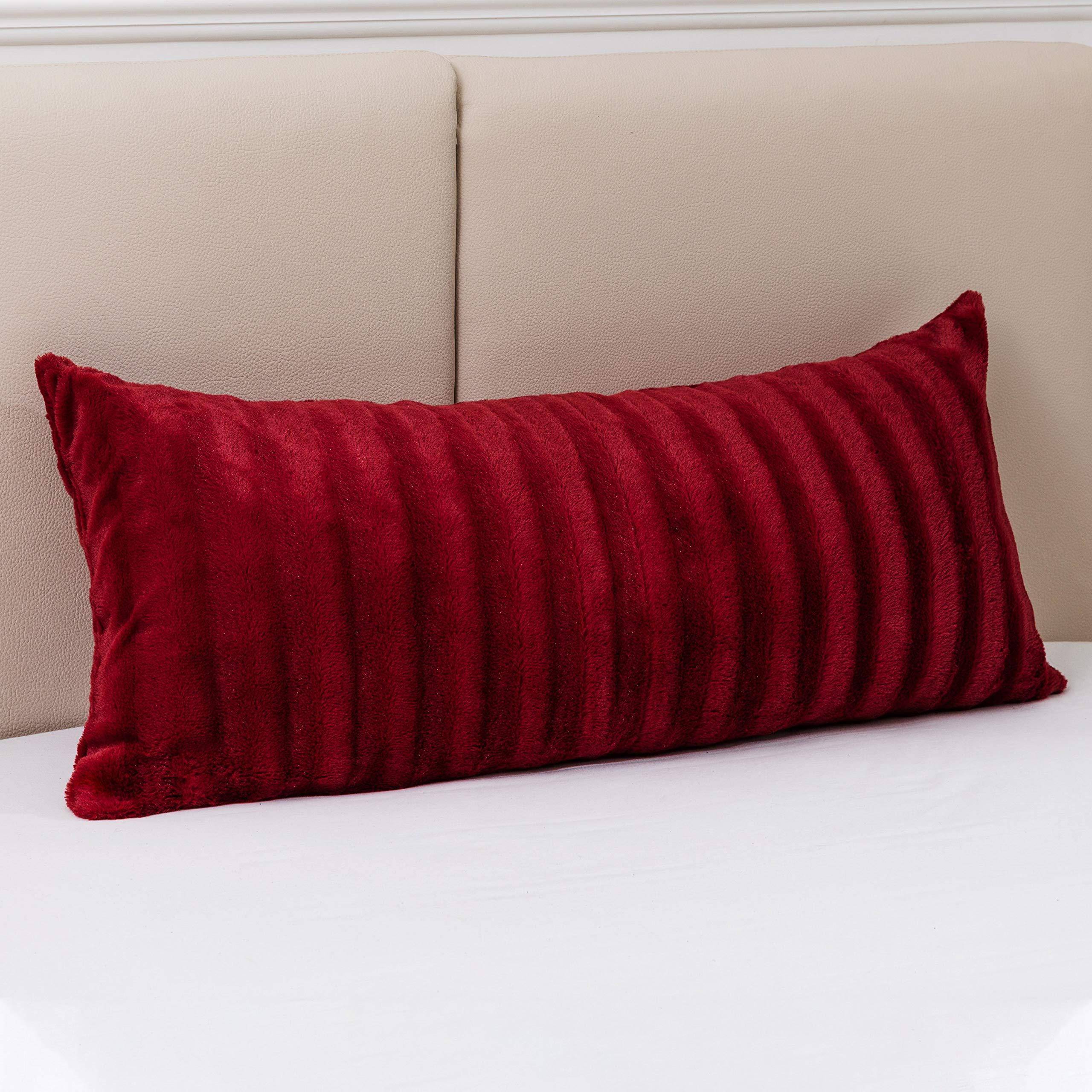 Body pillows Cheer Collection Body Throw Pillow Red