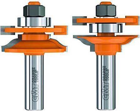 Router bit set Cmt Router Bit Set,Carbide Tipped,Profile A