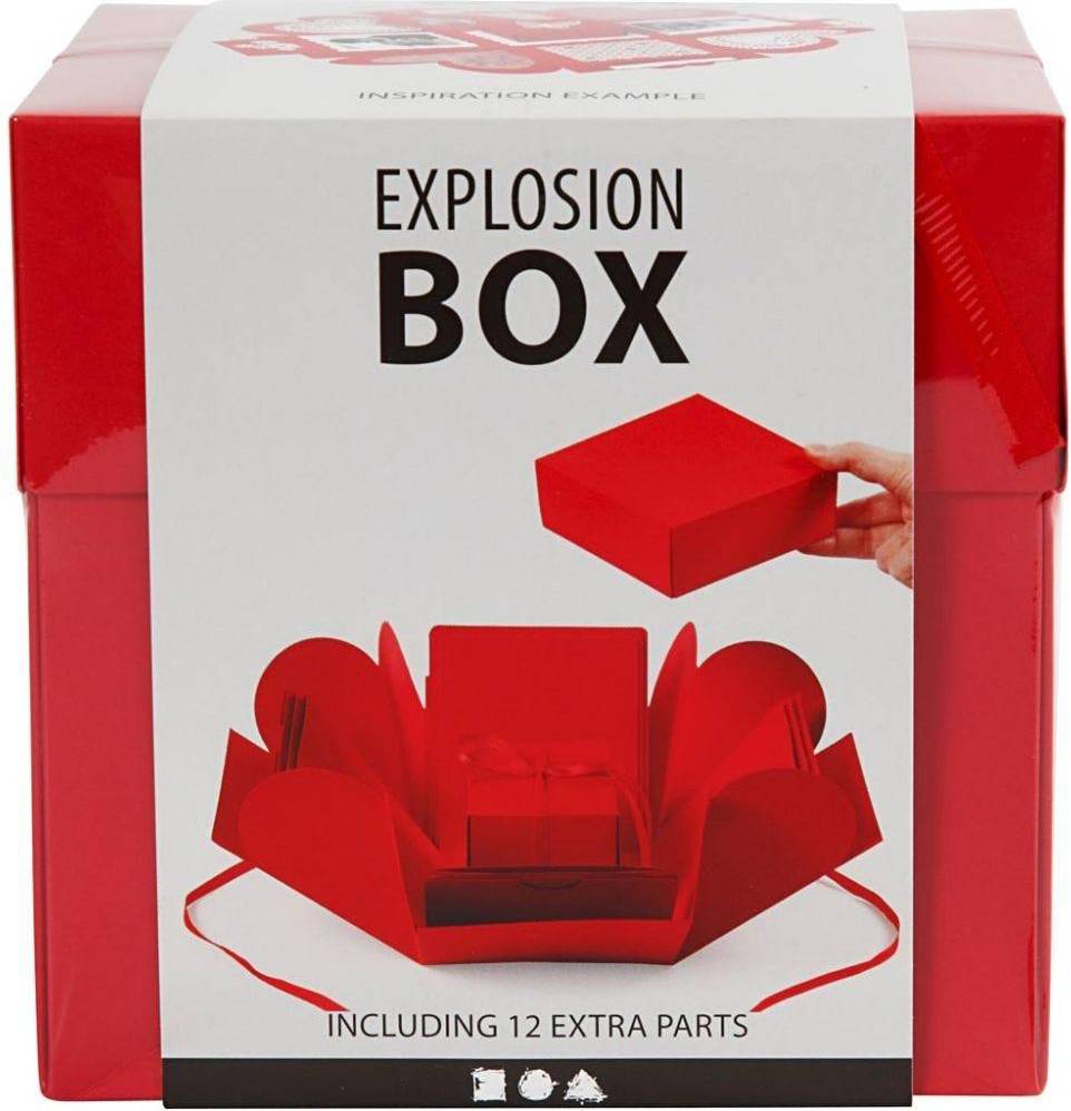 Creativ Company Explosion Box Red