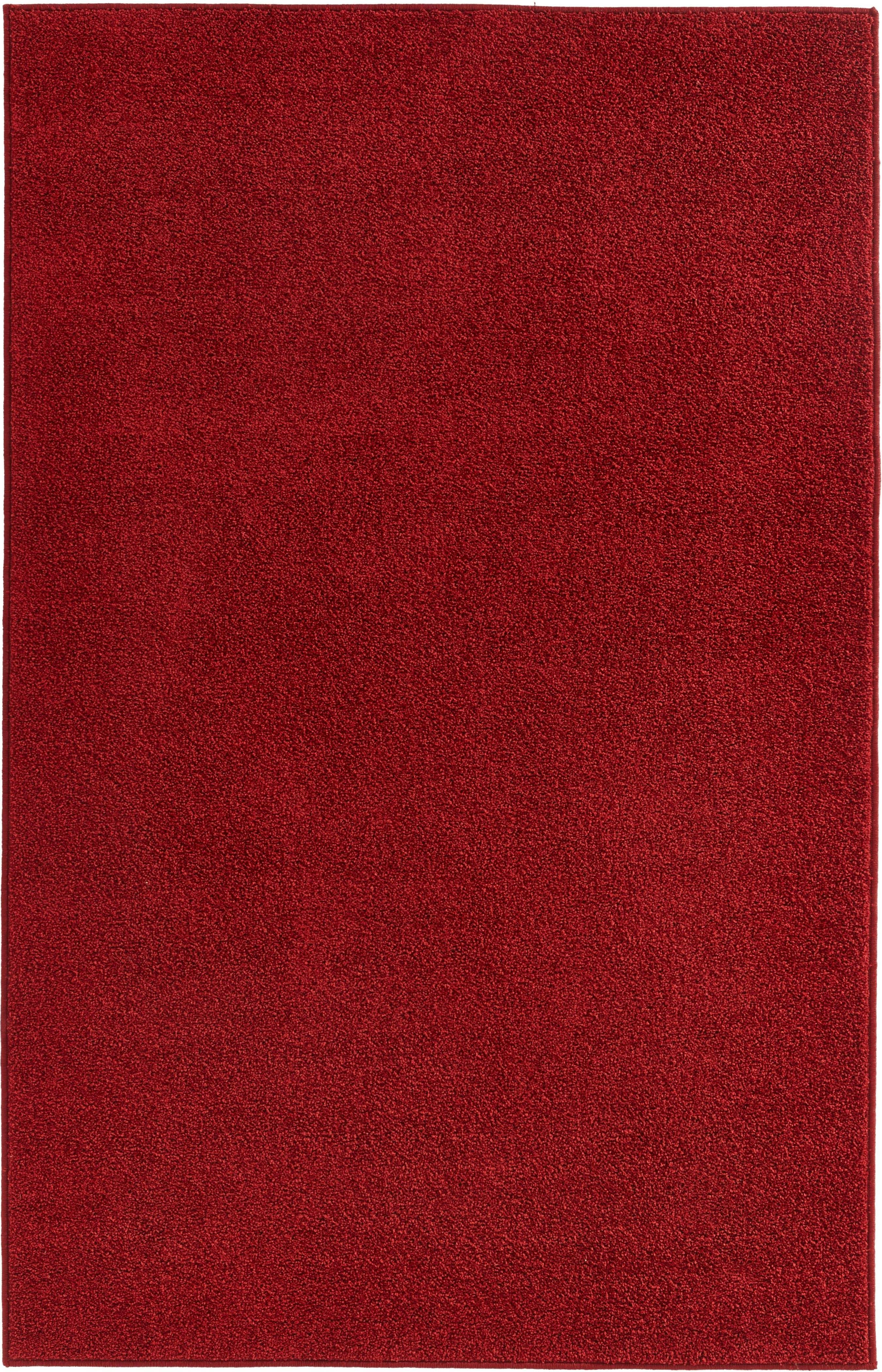 Hanse Home Pure Tufted Red Rug Rectangular 200 x 300 cm Red