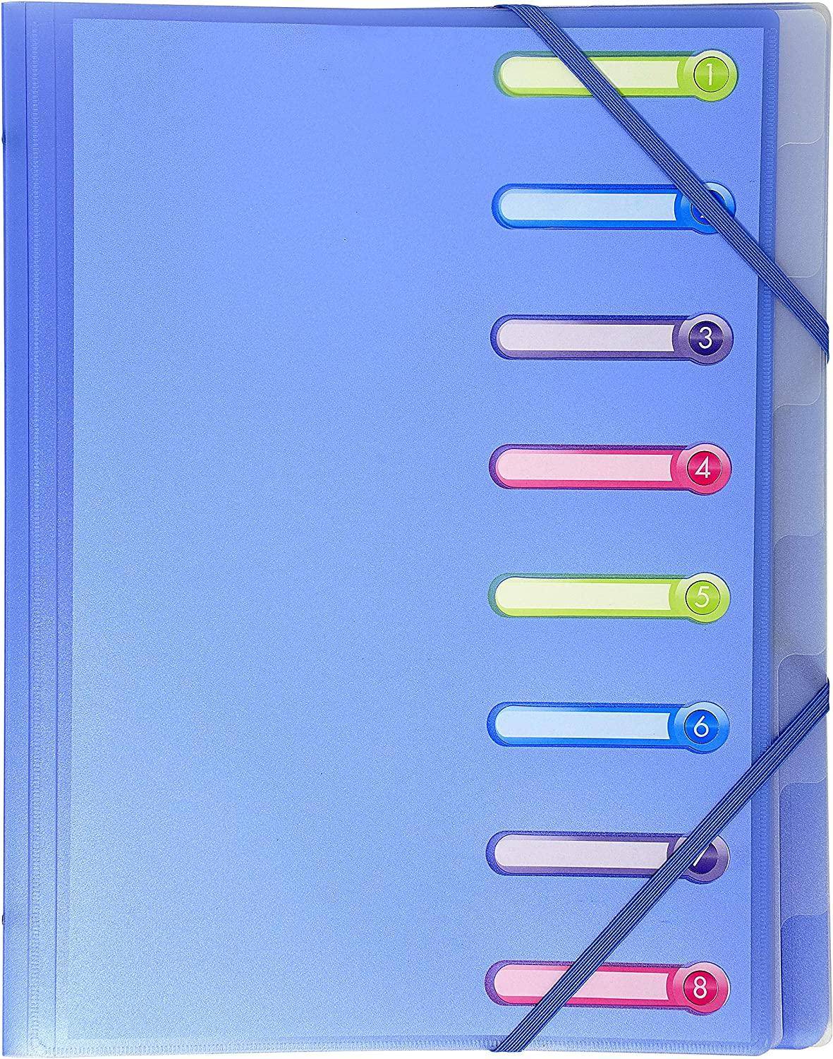 Exacompta Chromaline Multipart File 8-Section