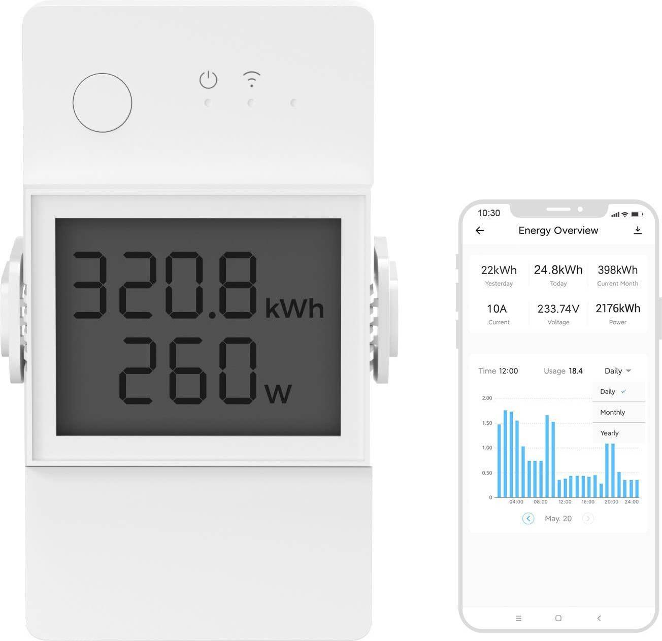 POW Elite POWR320D Smart Power Meter Switch