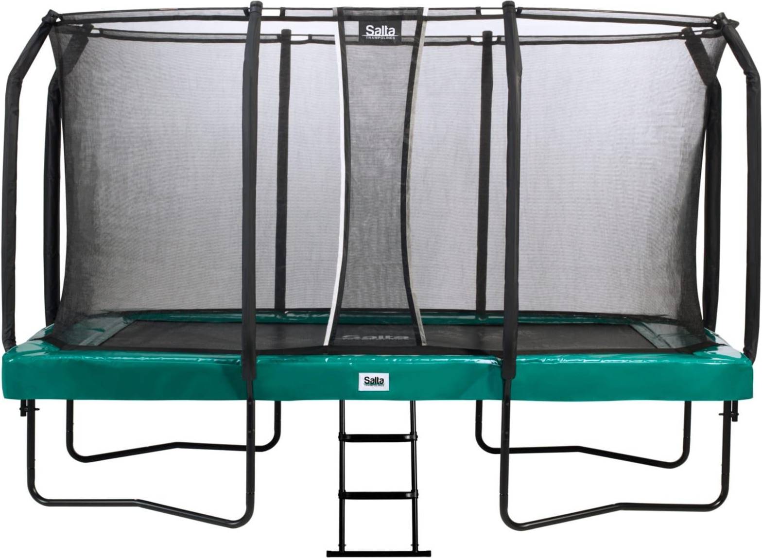 Salta 14ft X 8ft Green Rectangular First Class Trampoline