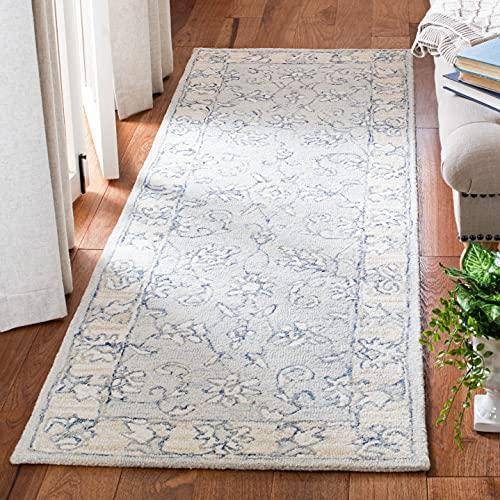 Safavieh Micro-Loop Collection Beige, Blue