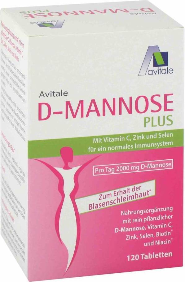 D mannose Avitale D-Mannose Plus 2000 mg 120 Stk.