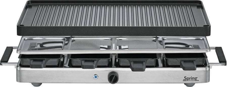 Raclette Spring Fornello Da Raclette Grigio Argento