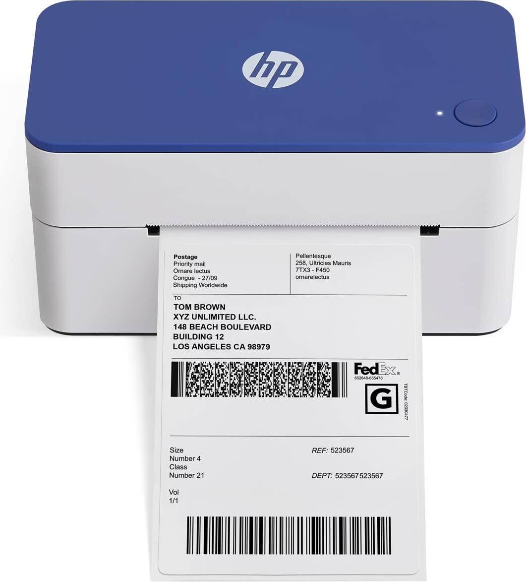 Home shipping label printer HP Work Solutions Compact Shipping