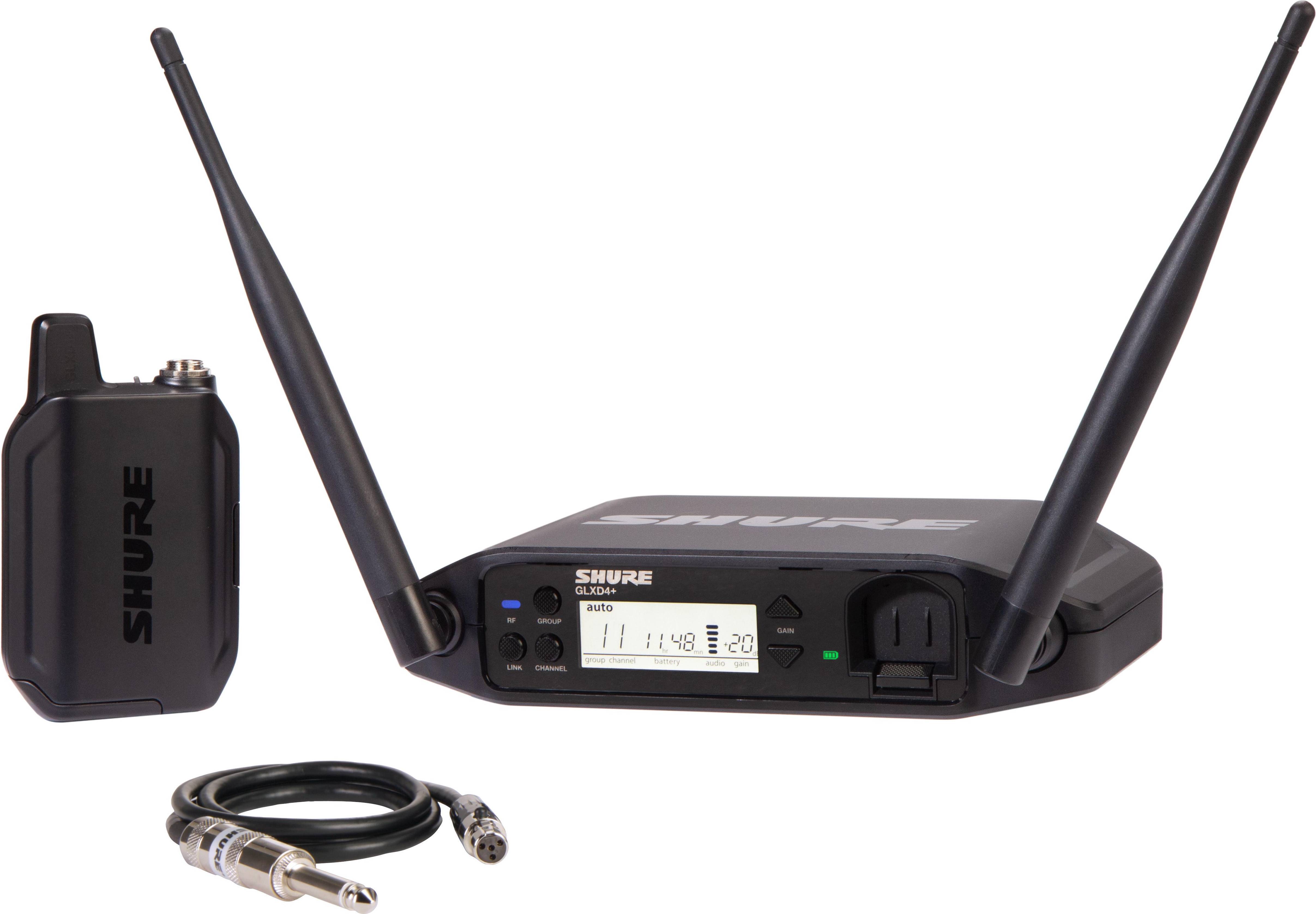 Shure GLXD14+ Digital Wireless Guitar System