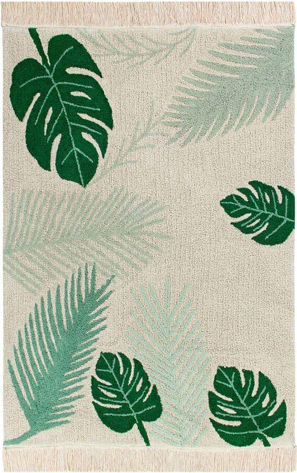 Lorena Canals Tropical Rug Printed Beige